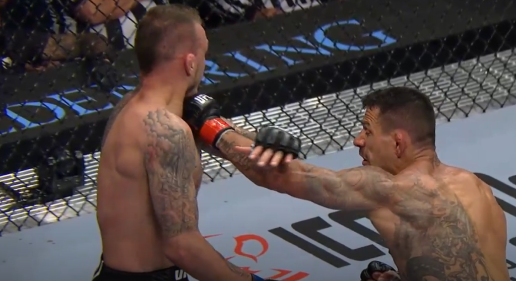 UFC 272: Rafael dos Anjos rozbił charakternego Moicano na pełnym dystansie