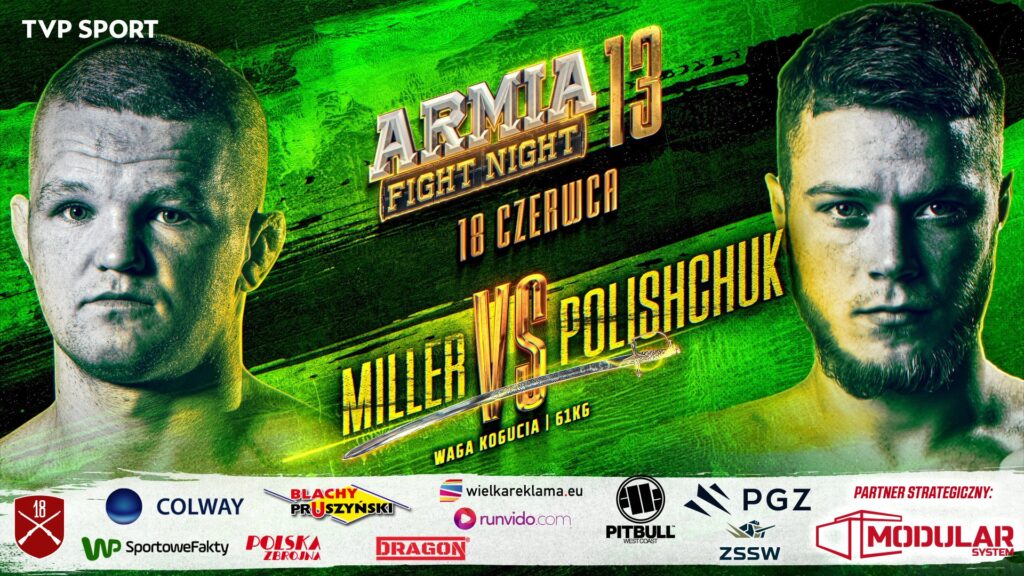 Starcie Sylwester Miller vs. Oleksii Polishchuk 2 dodane do karty walk gali AFN 13 zaplanowanej na 18 czerwca