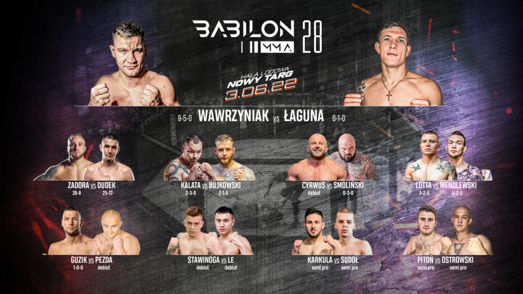 Babilon MMA 28 – pełna karta walk