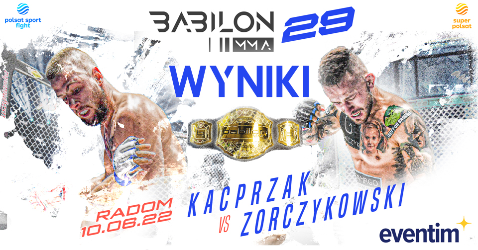 Babilon MMA 29: Kacprzak vs. Zorczykowski – wyniki. Radomianin nowym mistrzem