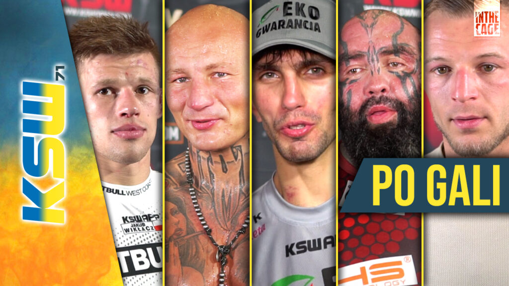 KSW 71: po gali – Szymański, Radczenko, Różalski, Szpilka, Wikłacz i inni [WSZYSTKIE WYWIADY]