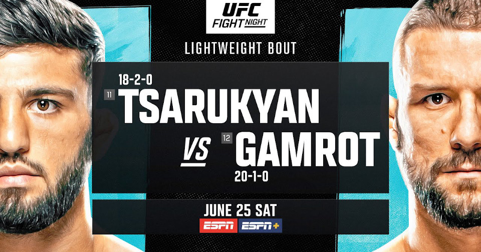 Oficjalna zapowiedź gali UFC Vegas 57: Gamrot vs. Tsarukyan! [WIDEO]