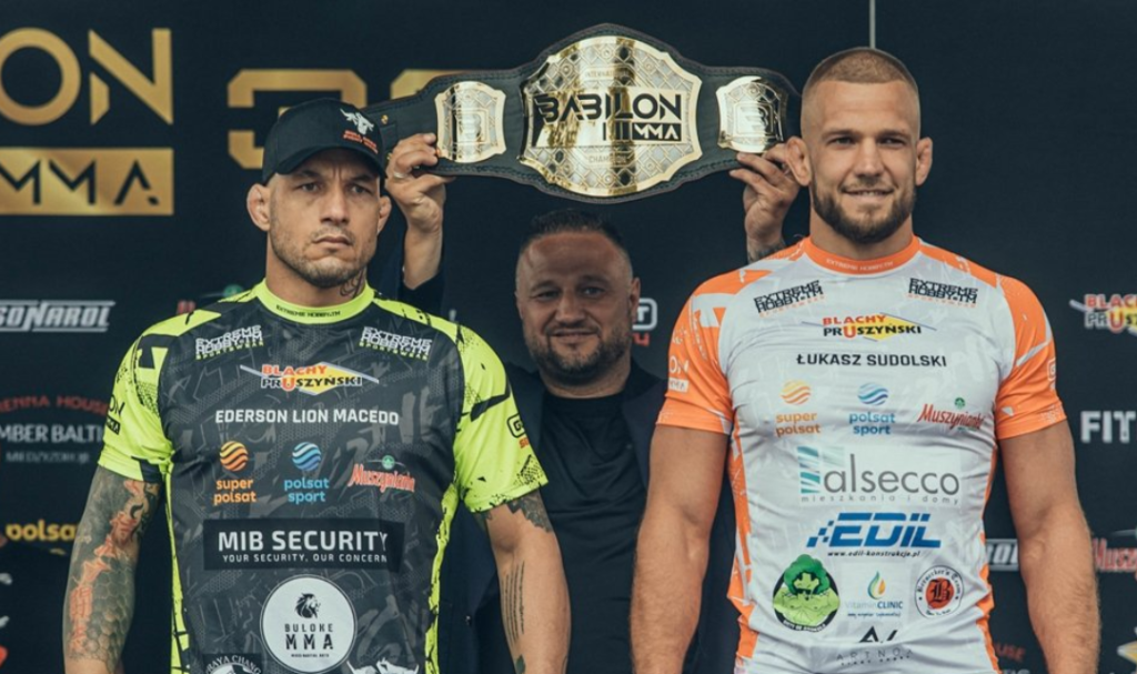 Babilon MMA 30: Łukasz Sudolski nowym mistrzem Babilonu po ubiciu de Macedo w 2. rundzie