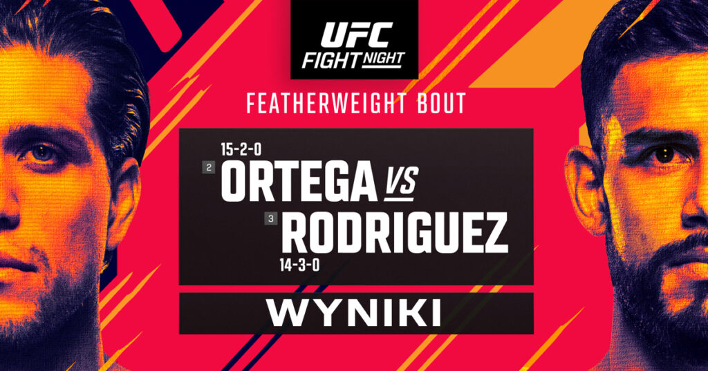 UFC Long Island: Ortega vs. Rodriguez – wyniki gali