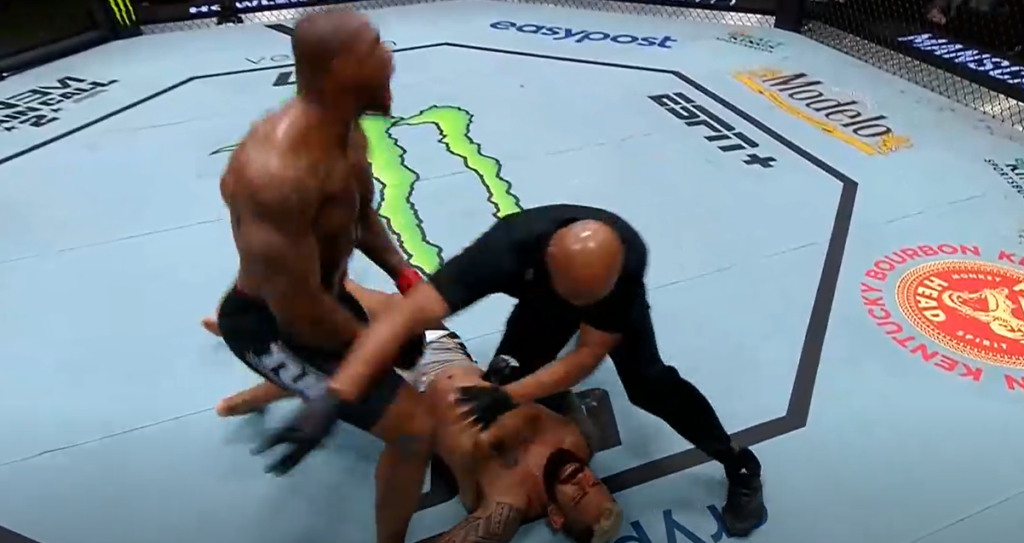 UFC Vegas 59: Mohammed Usman zwycięża TUF-a potwornie ciężkim nokautem [WIDEO]