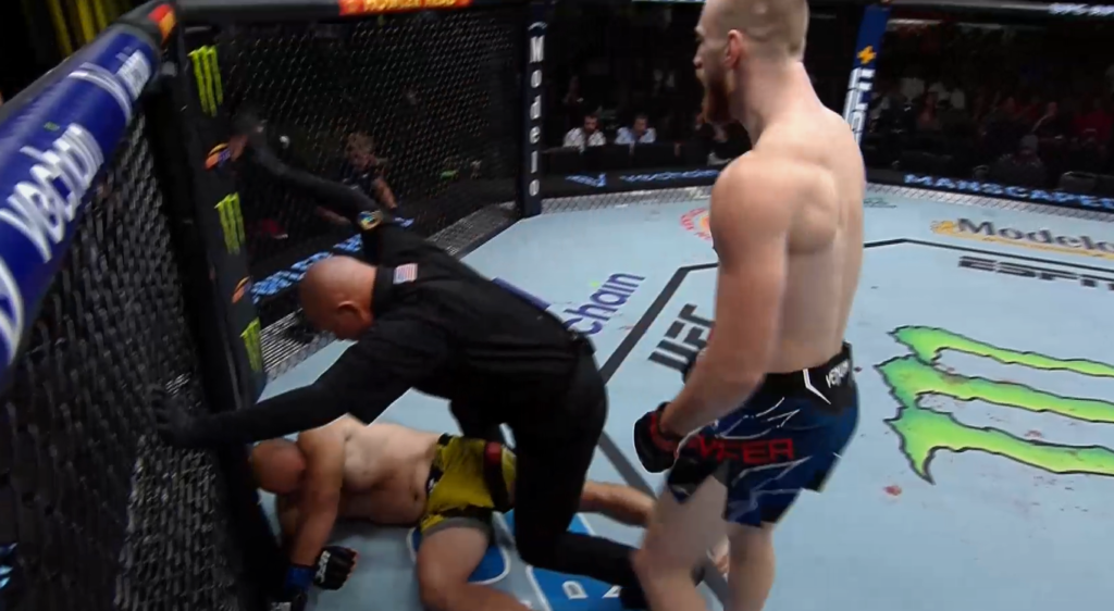 UFC Vegas 60: Joe Pyfer znokautował Alena Amedovskiego w 1. rundzie [WIDEO]