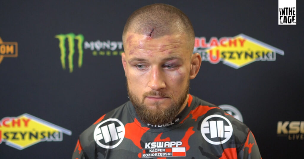 Kacper Koziorzębski po porażce: „Cieszę się, że walczyłem z tak mocnym gościem który był w UFC” [WYWIAD]