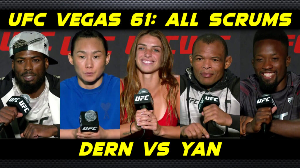 UFC Vegas 61: Dern vs Yan [WSZYSTKIE WYWIADY]