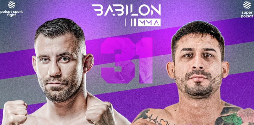 Starcie Sudolski vs. Łazarz wypadło z rozpiski Babilon MMA 31. Pojedynek Bartłomieja Kopery dodany do karty walk