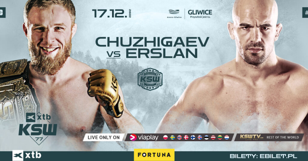 Ibragim Chuzhigaev vs. Ivan Erslan kolejną walką mistrzowską na XTB KSW 77