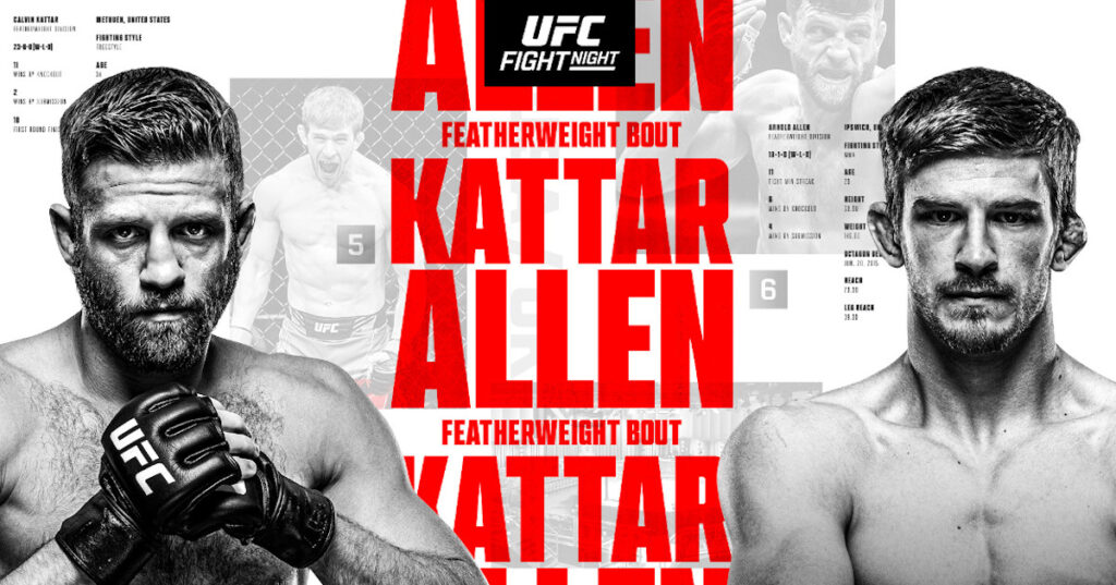 UFC Vegas 63: Kattar vs. Allen – karta walk. Gdzie i jak oglądać?