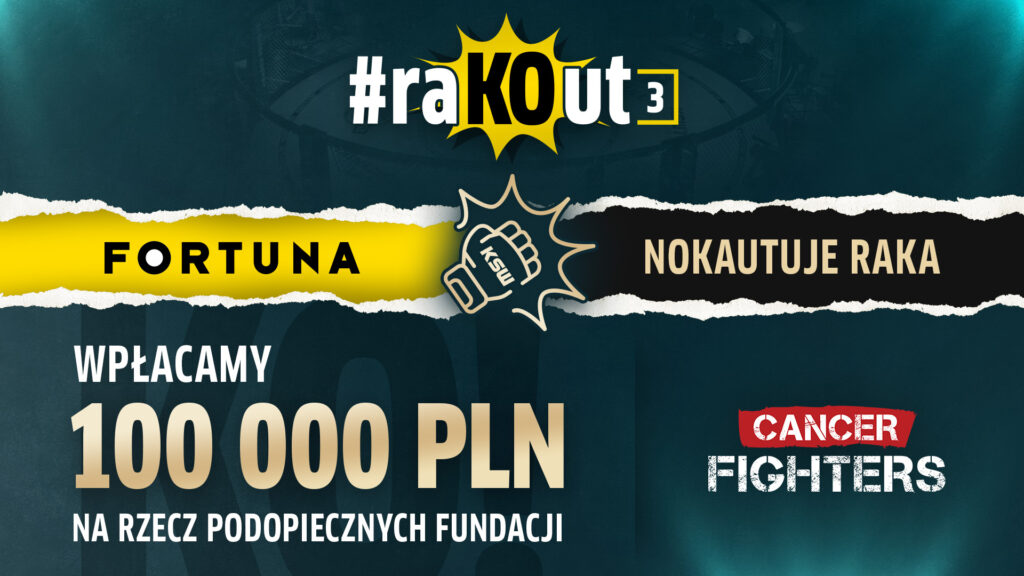 raKOut: 100 000 zł od Fortuny dla Fundacji Cancer Fighters