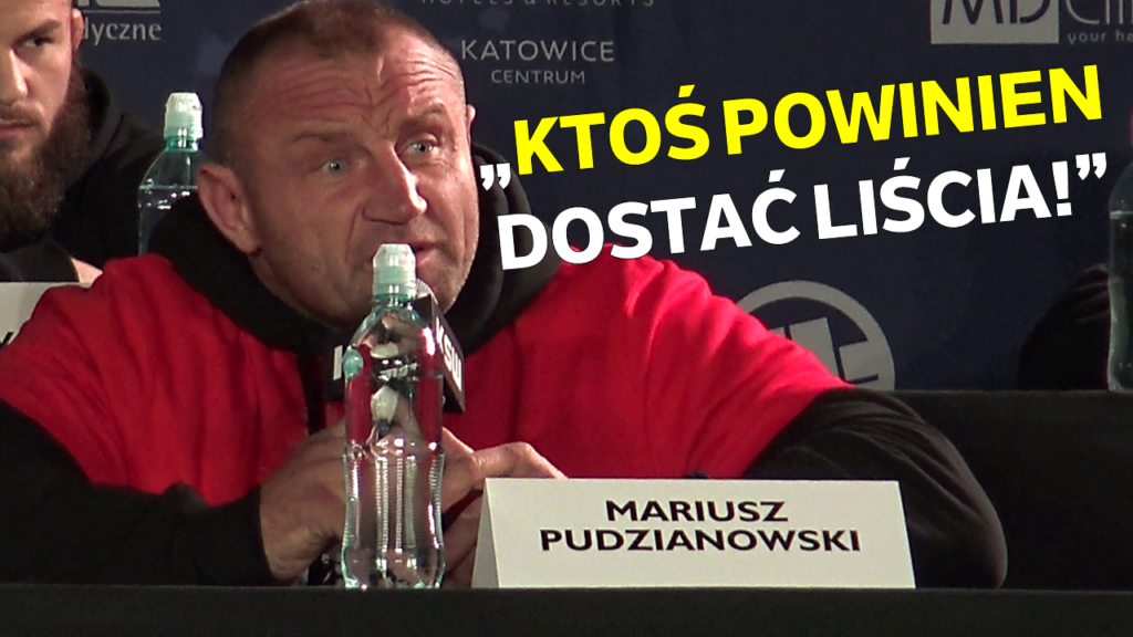 Pudzianowski grzmi na konferencji: „Ktoś powinien dostać liścia!” [WIDEO]