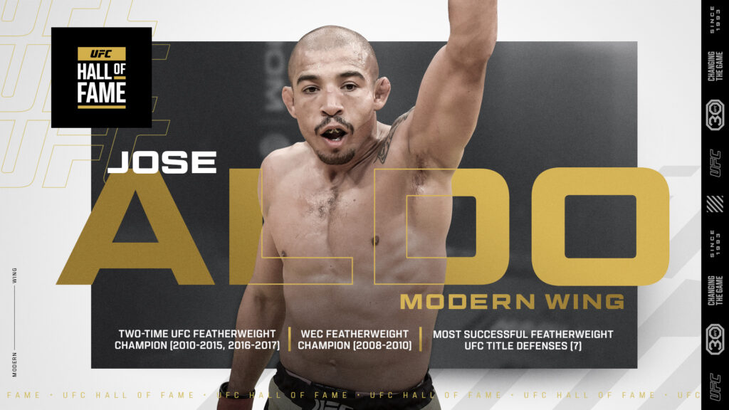 Jose Aldo zostanie wprowadzony do Galerii Sław UFC [WIDEO]