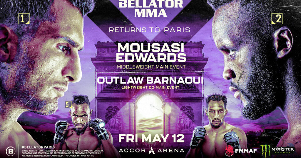 Bellator wraca do Paryża! Mousasi vs. Edwards w walce wieczoru