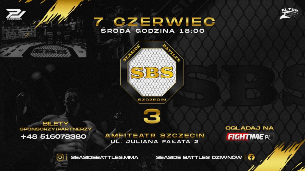 Seaside BattleS MMA powraca 7 czerwca! Lokalny produkt w najlepszym wydaniu przenosi się do Szczecina!