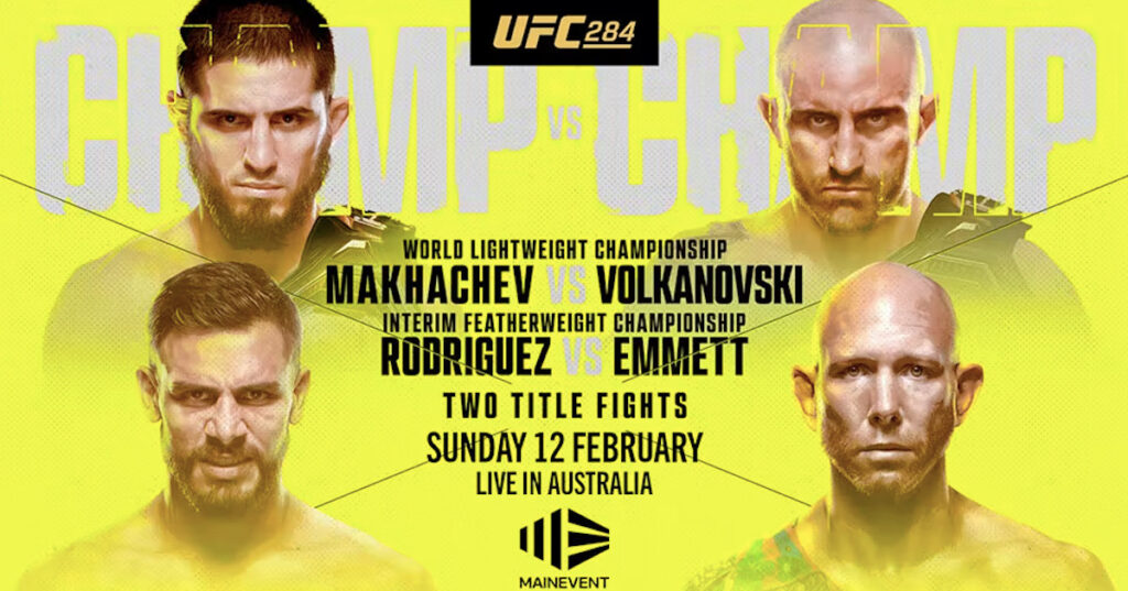 UFC 284: Makhachev vs. Volkanovski – karta walk. Gdzie i jak oglądać?