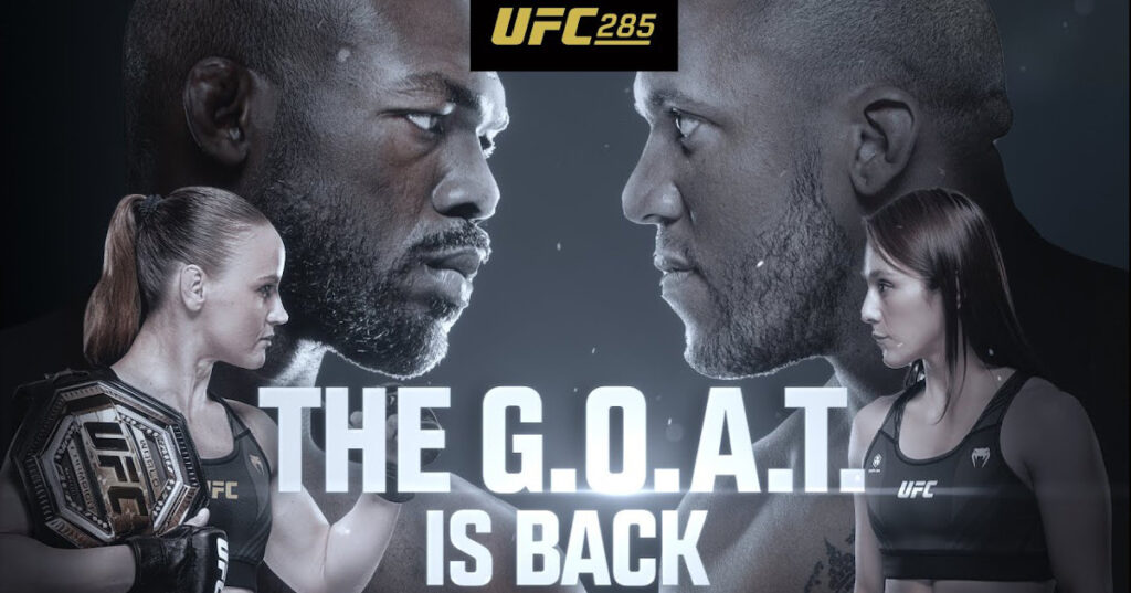 „GOAT wraca” – oficjalna zapowiedź gali UFC 285 z mistrzowskimi walkami [WIDEO]