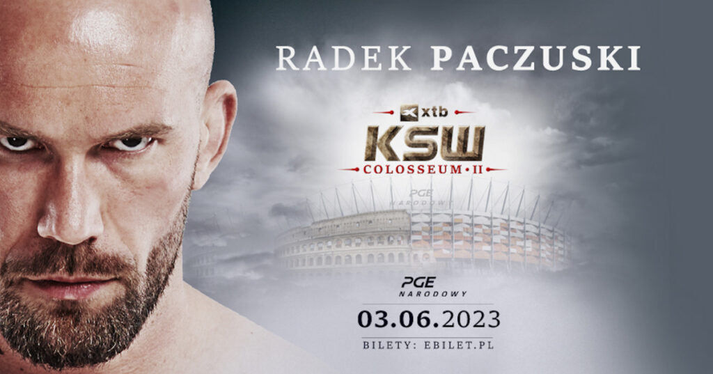 Radosław Paczuski kolejnym bohaterem XTB KSW Colosseum 2