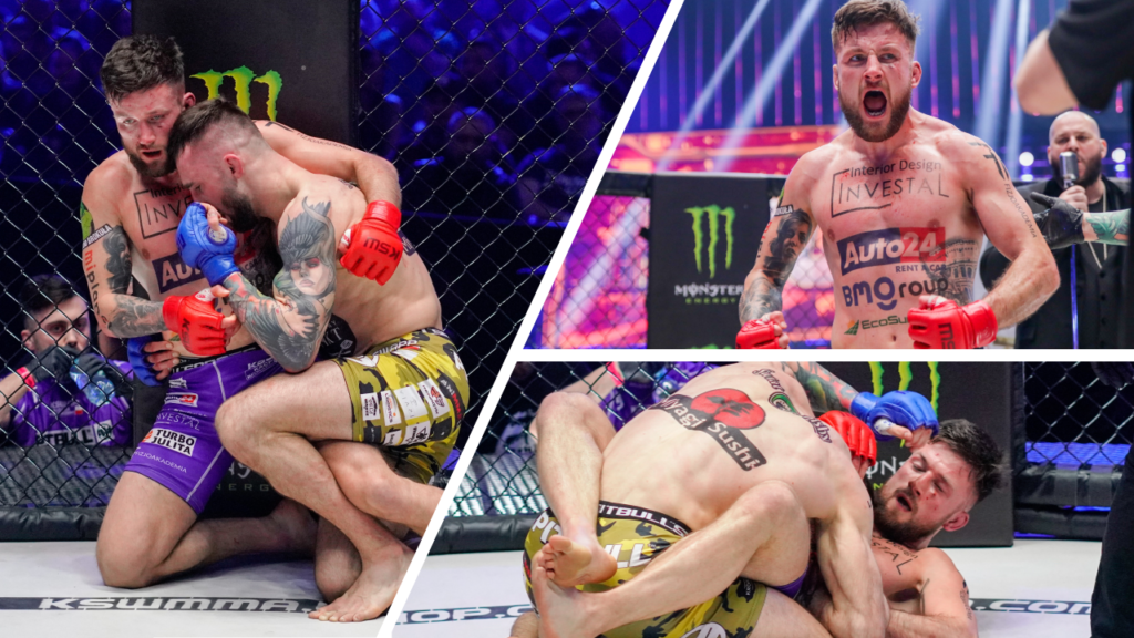 KSW 80: Kacper Koziorzębski niejednogłośnie wygrywa z Borysem Borkowskim