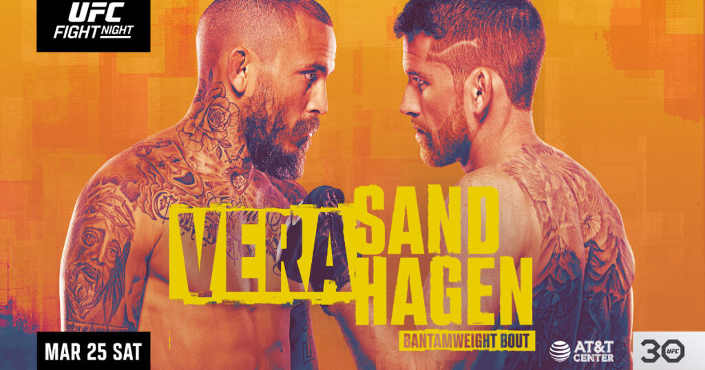 UFC San Antonio: Vera vs. Sandhagen – karta walk. Gdzie i jak oglądać?