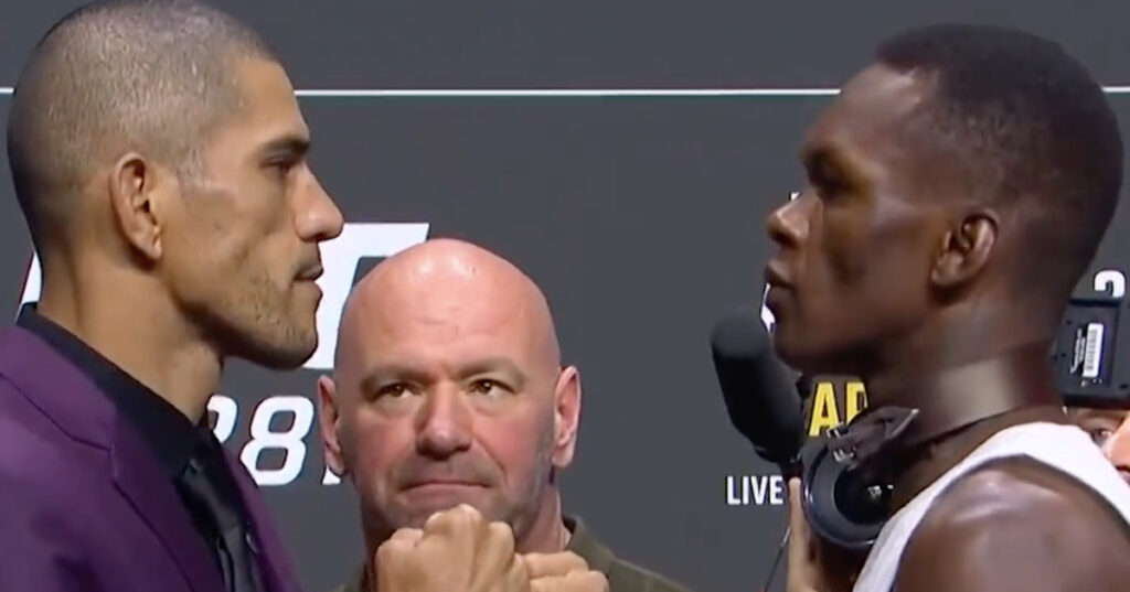 Intensywnie! Pereira, Adesanya i inni oko w oko przed UFC 287 [WIDEO]