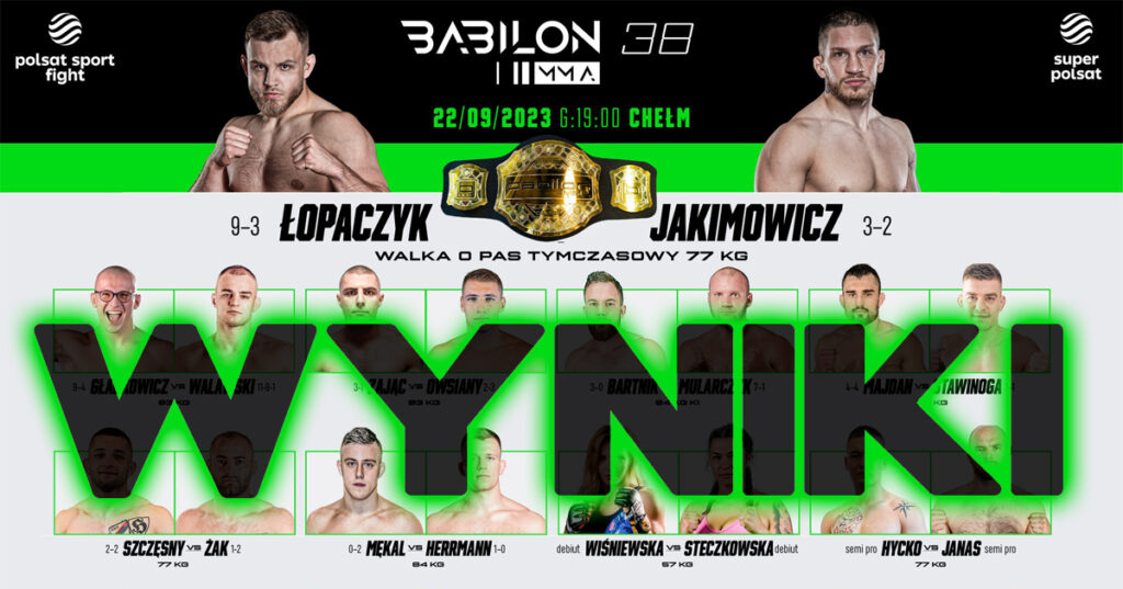 Babilon MMA 38 – wyniki gali