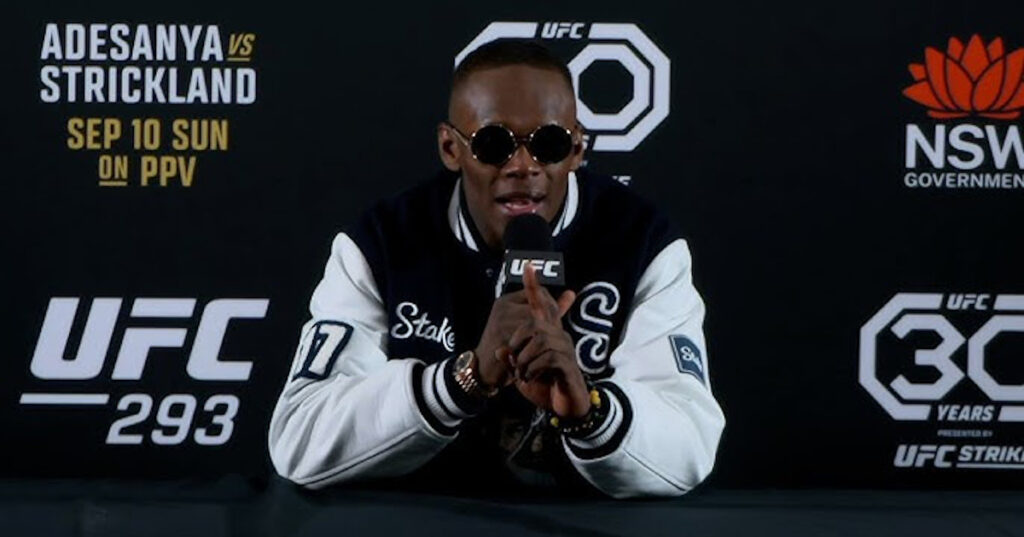 Adesanya zabrał głos po utracie pasa na UFC 293