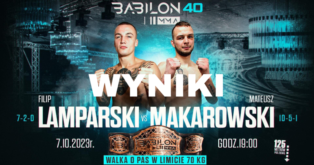 Babilon MMA 40 – wyniki