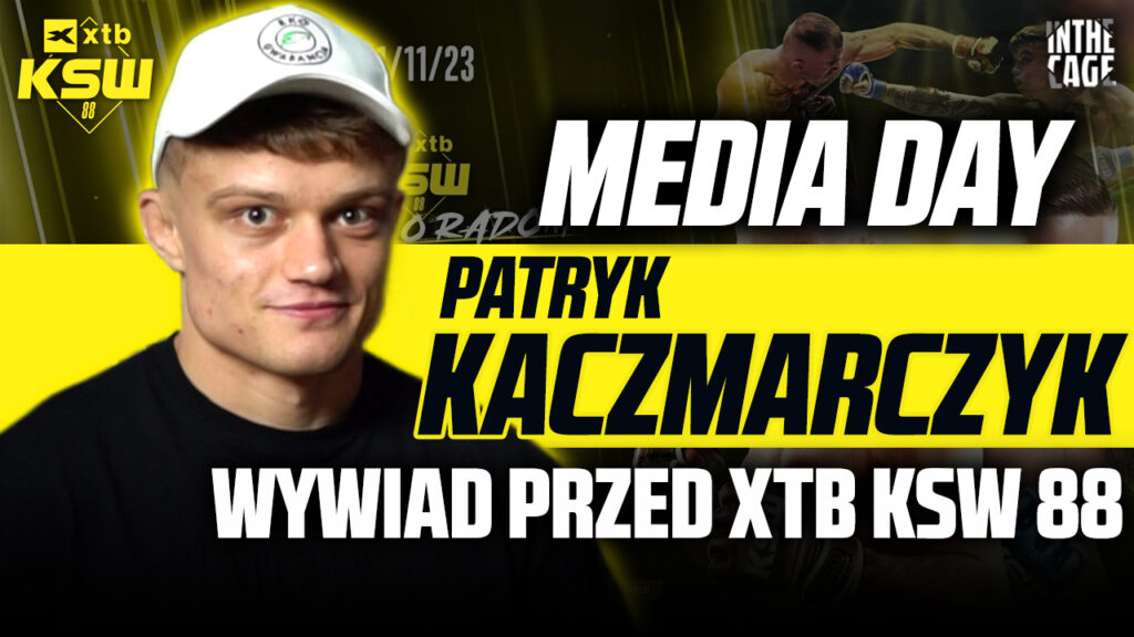 „Nie wiem czy powinien to mówić, ale…” – Patryk Kaczmarczyk przed walką z Rutkiem na XTB KSW 88 [WYWIAD]