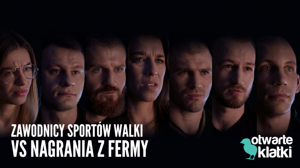 Otwarte Klatki pokazały zawodnikom sportów walki jak wygląda życie kur w klatkach – jak zareagowali? [WIDEO]