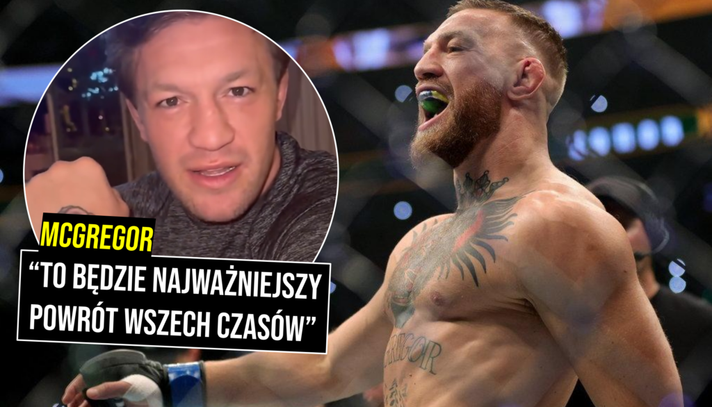 McGregor ogłosił termin powrotu i zaszokował fanów [WIDEO]