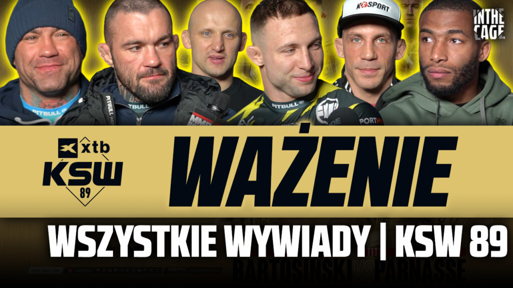 KSW 89: PO WAŻENIU [WSZYSTKIE WYWIADY]