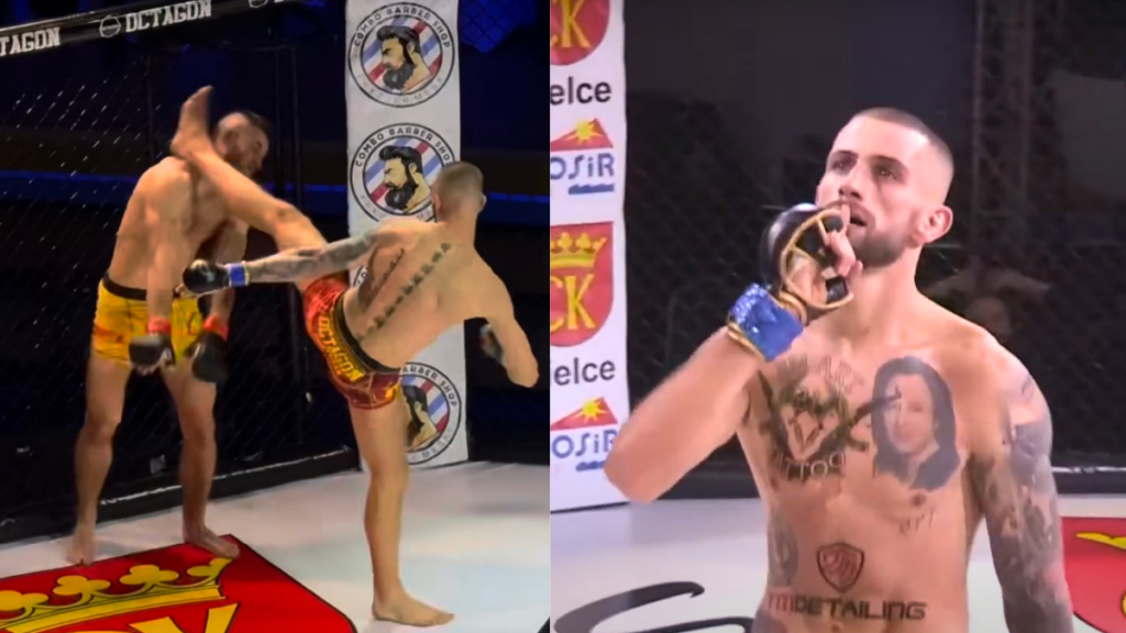 Co za high kick! Staszczak wygrywa debiut w MMA! [WIDEO]