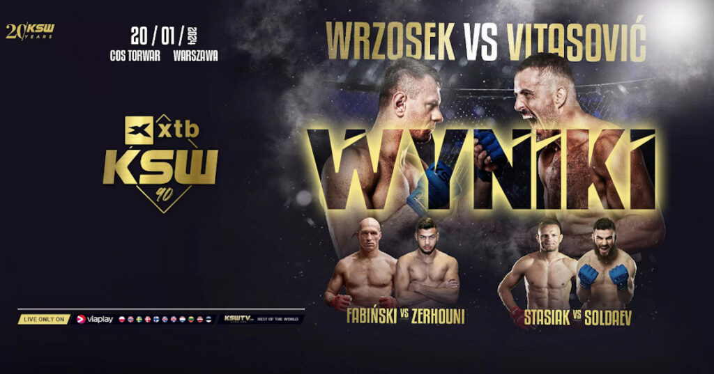 KSW 90 – wyniki gali pełnej skończeń