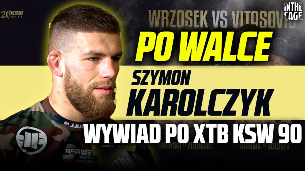 Szymon KAROLCZYK poddaje w 2 rundzie na KSW 90 i wskazuje kolejnego rywala [WYWIAD]