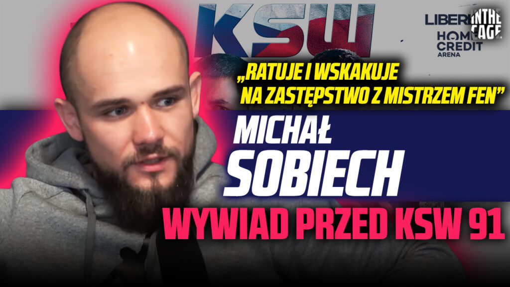 Michał Sobiech przed KSW 91: „Mam zamiar w klatce zrobić mu piekło, na nim zostawię swoje żale!” [WYWIAD]