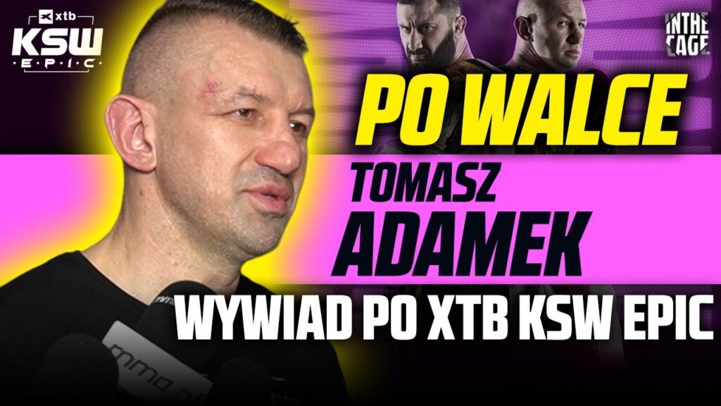 „Raubo może coś łyknął i bełkotał” – Tomasz Adamek z humorem po wygranej z Mamedem na KSW Epic [WYWIAD]