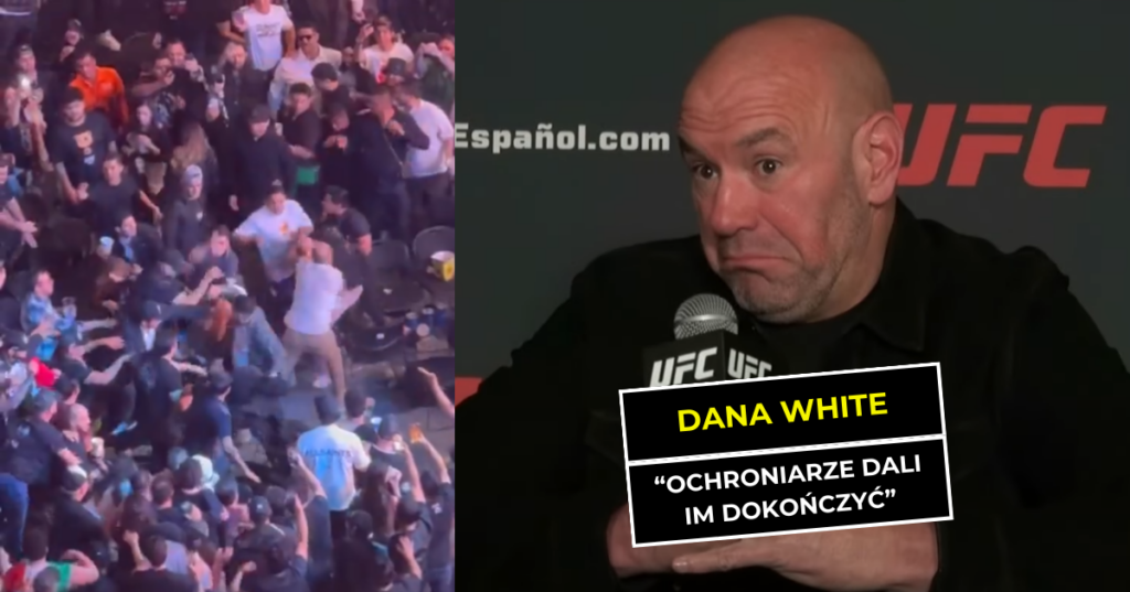 Król nokautu na trybunach – White komentuje awanturę podczas UFC Mexico [WIDEO]