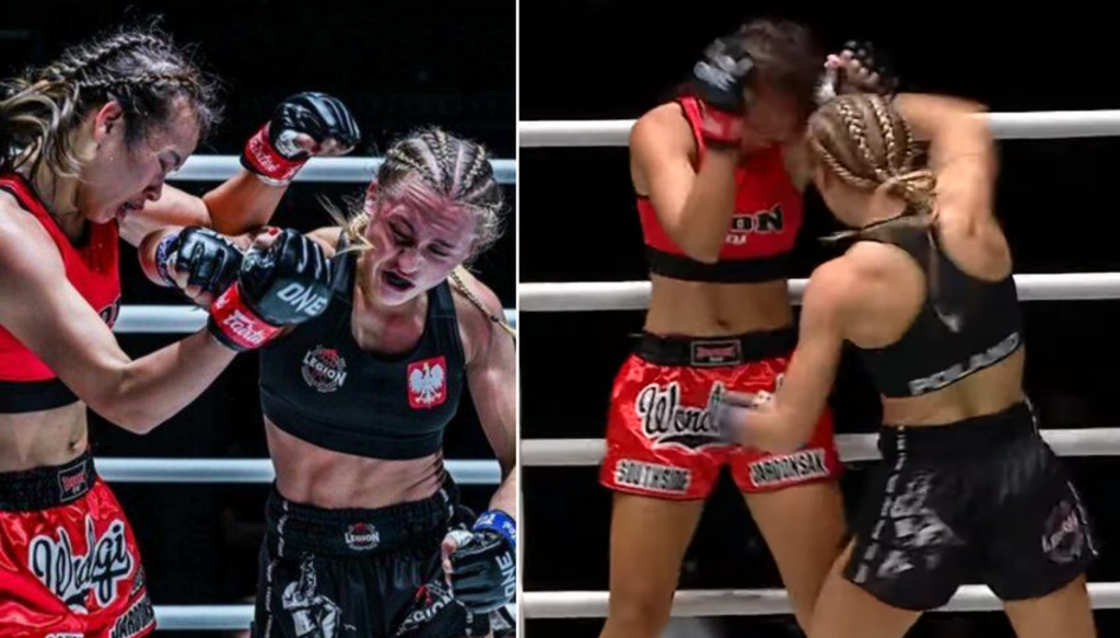 Świetny debiut Polki w ONE Championship! Kierczyńska wygrywa przed czasem [WIDEO]