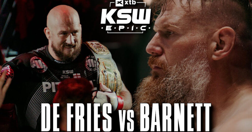 KSW EPIC: Zapowiedź walki De Fries vs. Barnett [WIDEO]