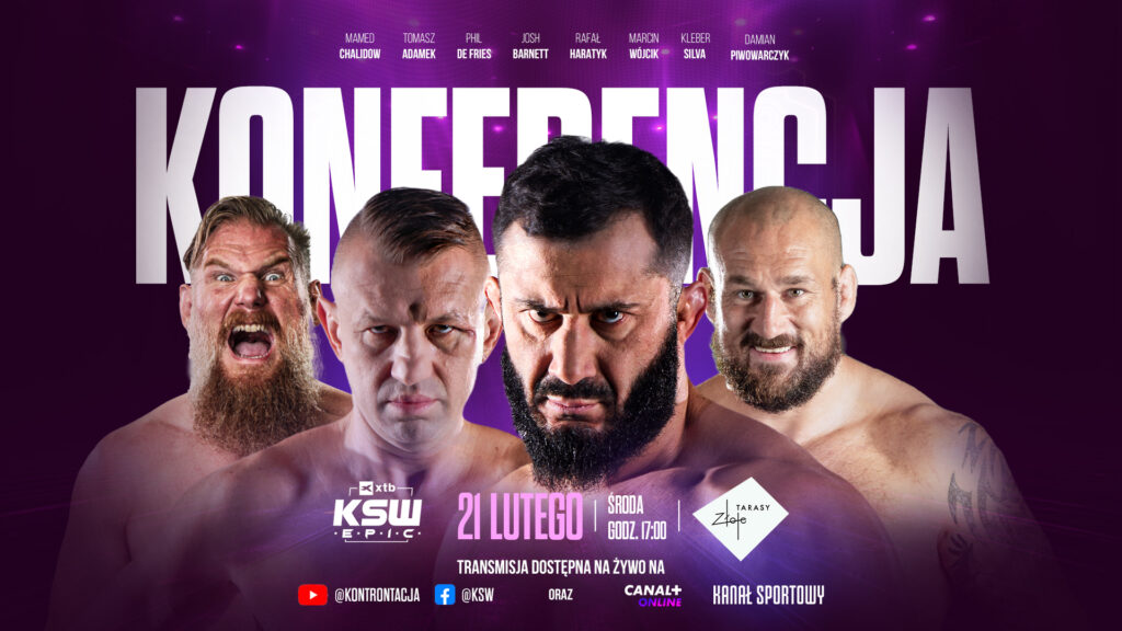 Specjalna konferencja prasowa przed KSW EPIC