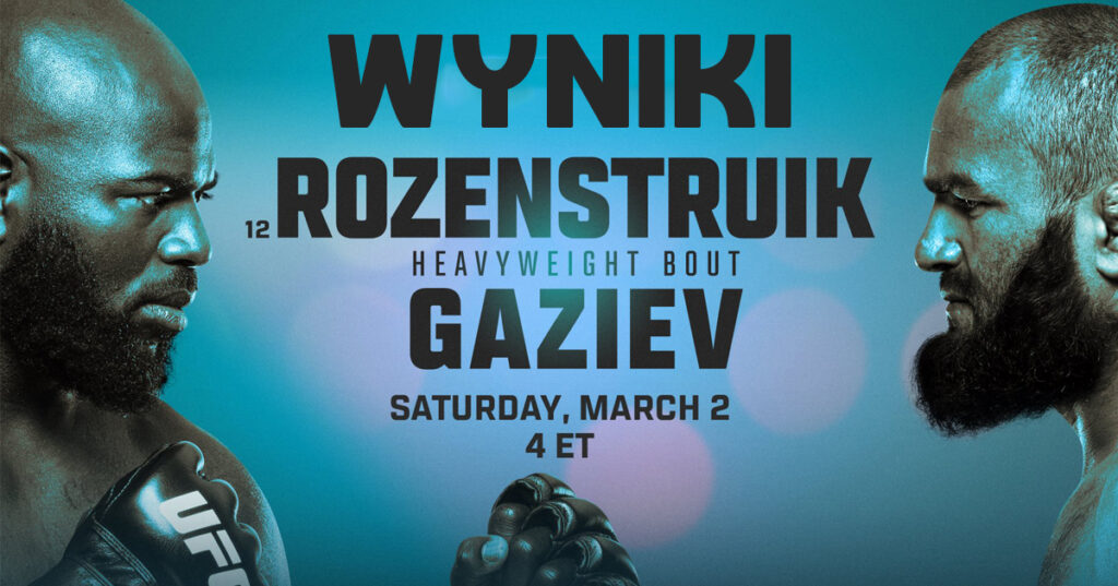 UFC Vegas 87 – wyniki. Rozenstruik lepszy w main evencie