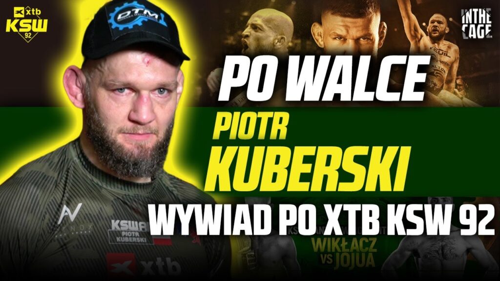 Wzruszony Piotr Kuberski po wygranej z Materlą: „Nie potrafię się cieszyć z tej wygranej” | KSW 92 [WYWIAD]