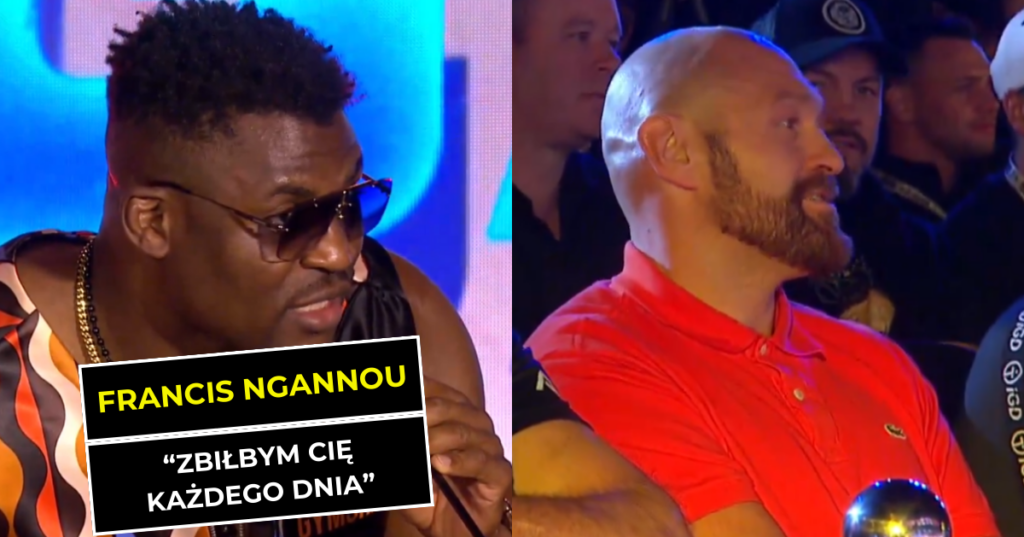 „Lepiej trzymaj dystans 5 metrów” – Ngannou ostrzega Fury’ego