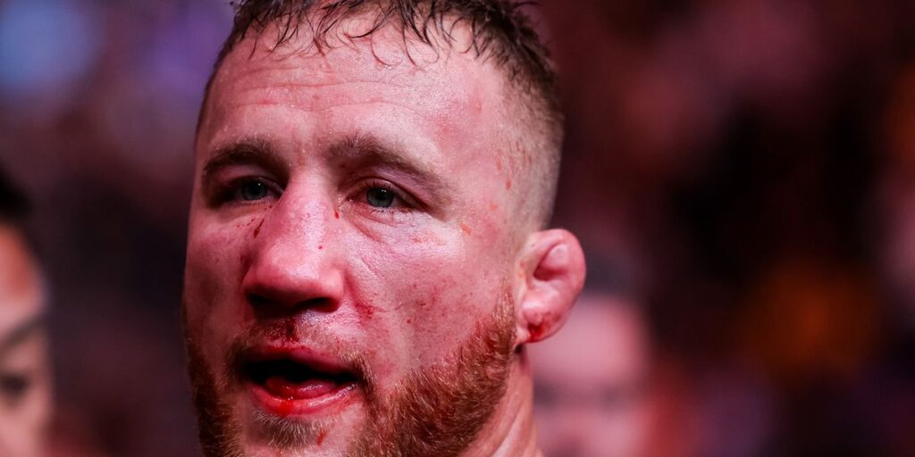 Justin Gaethje zabrał głos po ciężkim nokaucie