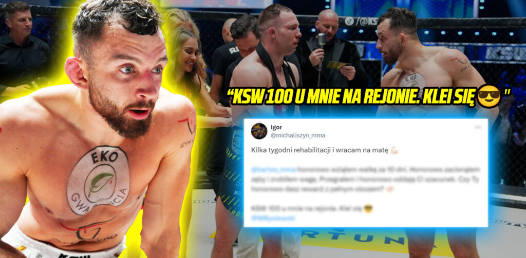 Bartosiński vs Michaliszyn 2? Zawodnicy są na tak