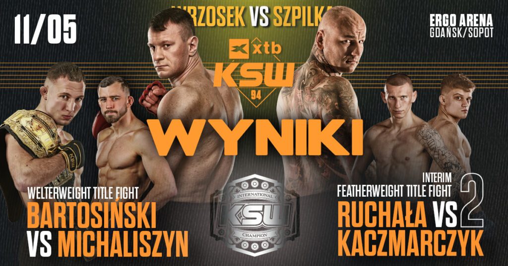 XTB KSW 94 – wyniki