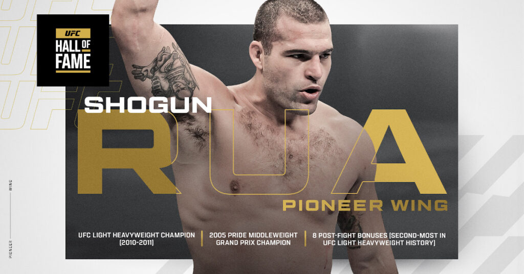 „Shogun” Rua zostanie wprowadzony do UFC Hall of Fame