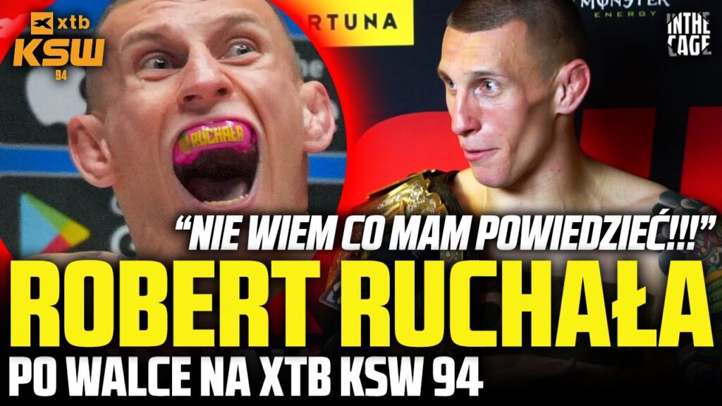 „DZIĘKUJĘ TYM OCHRONIARZOM!” – Robert Ruchała po szybkim KO na Kaczmarczyku | KSW 94 [WYWIAD]